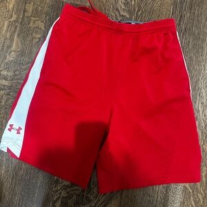 Men’s medium red athletic shorts buy under Armour
